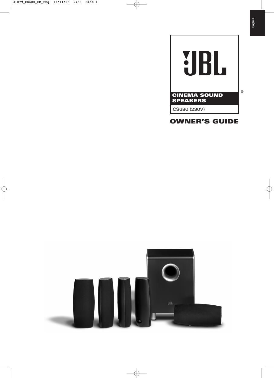 jbl cs 680 owners manual