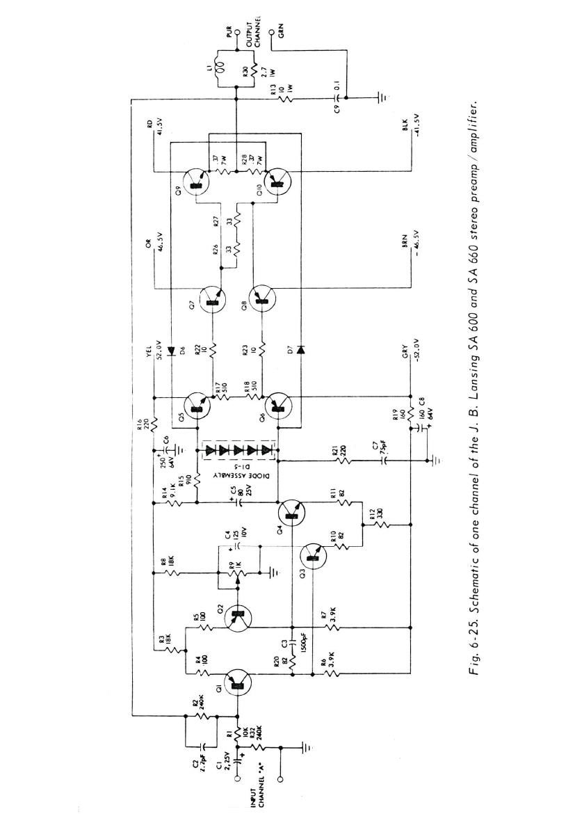 jbl sa 600 schematic