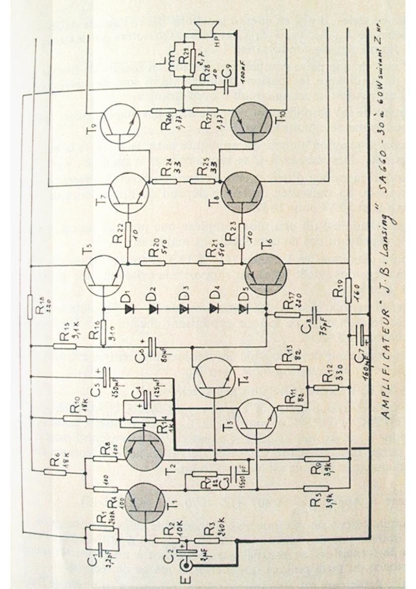 jbl sa 660 schematic