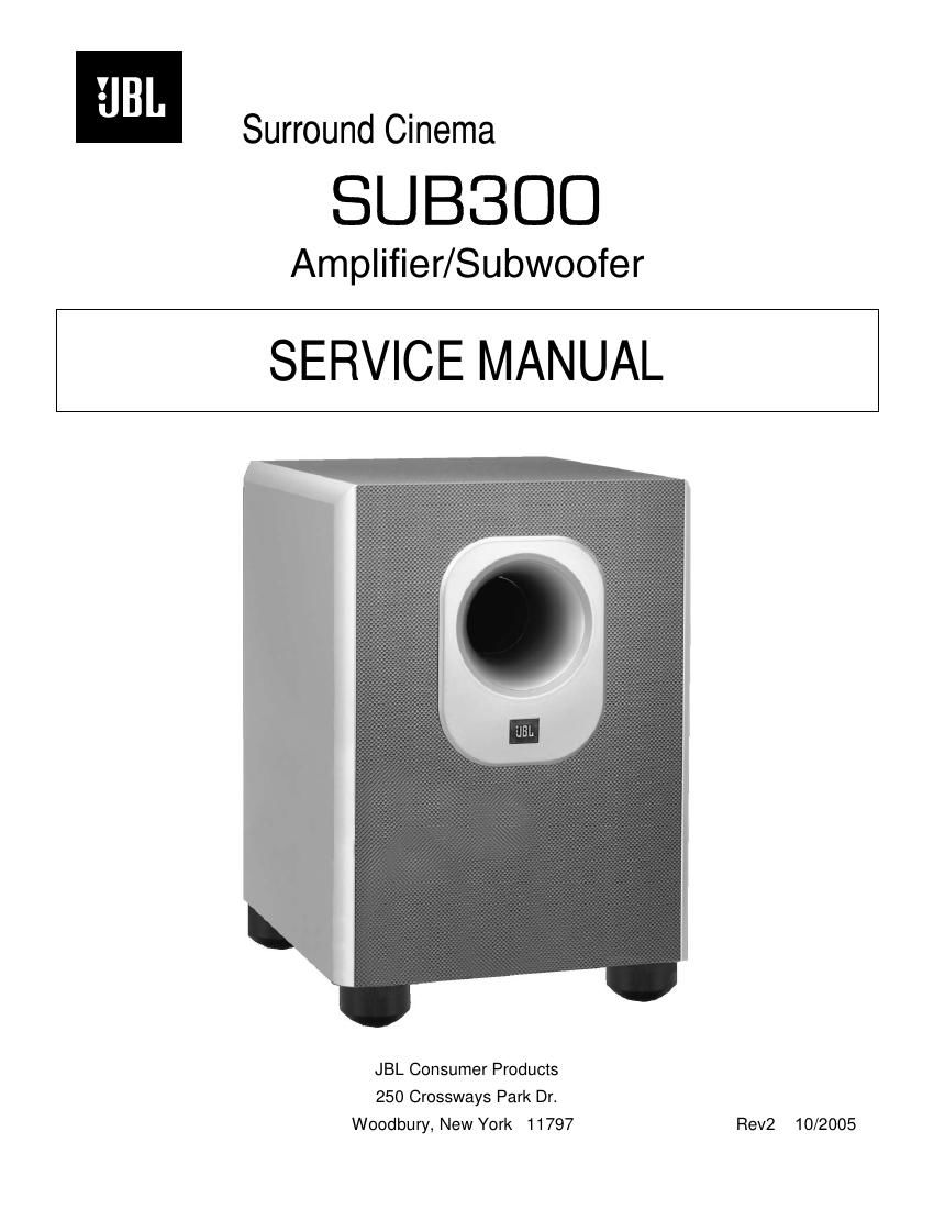 jbl sub 300 service manual