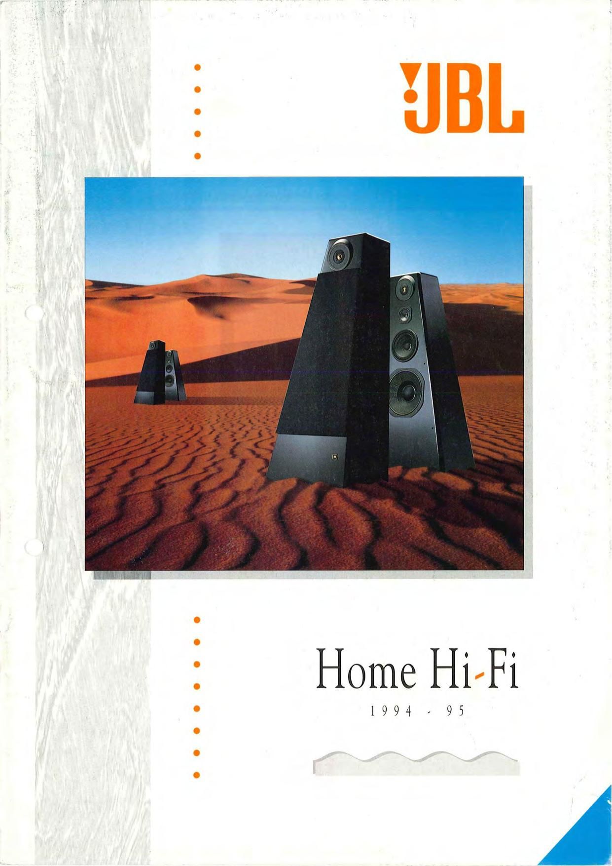 Jbl Home Hifi 1994 95 Catalog
