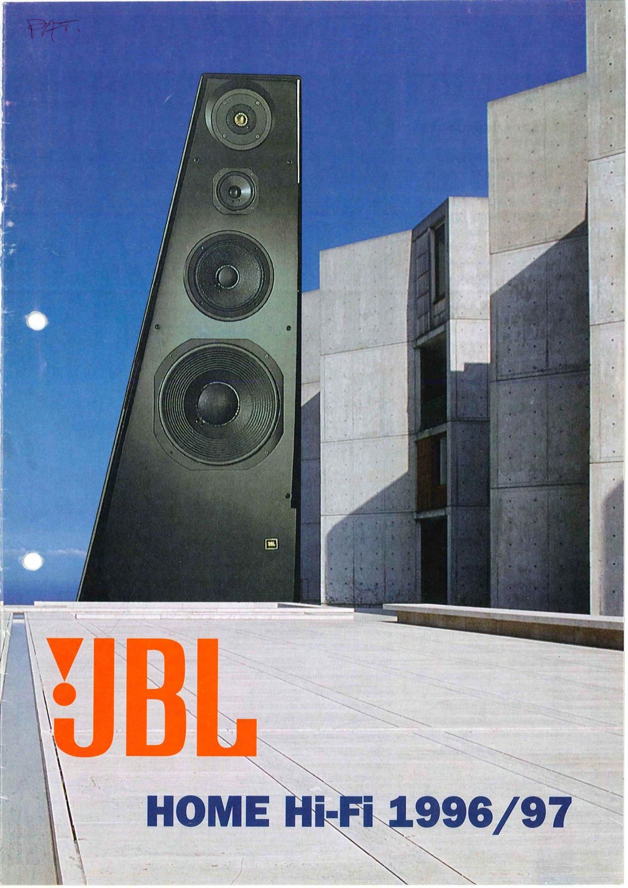 Jbl Home Hifi 1996 97 Catalog