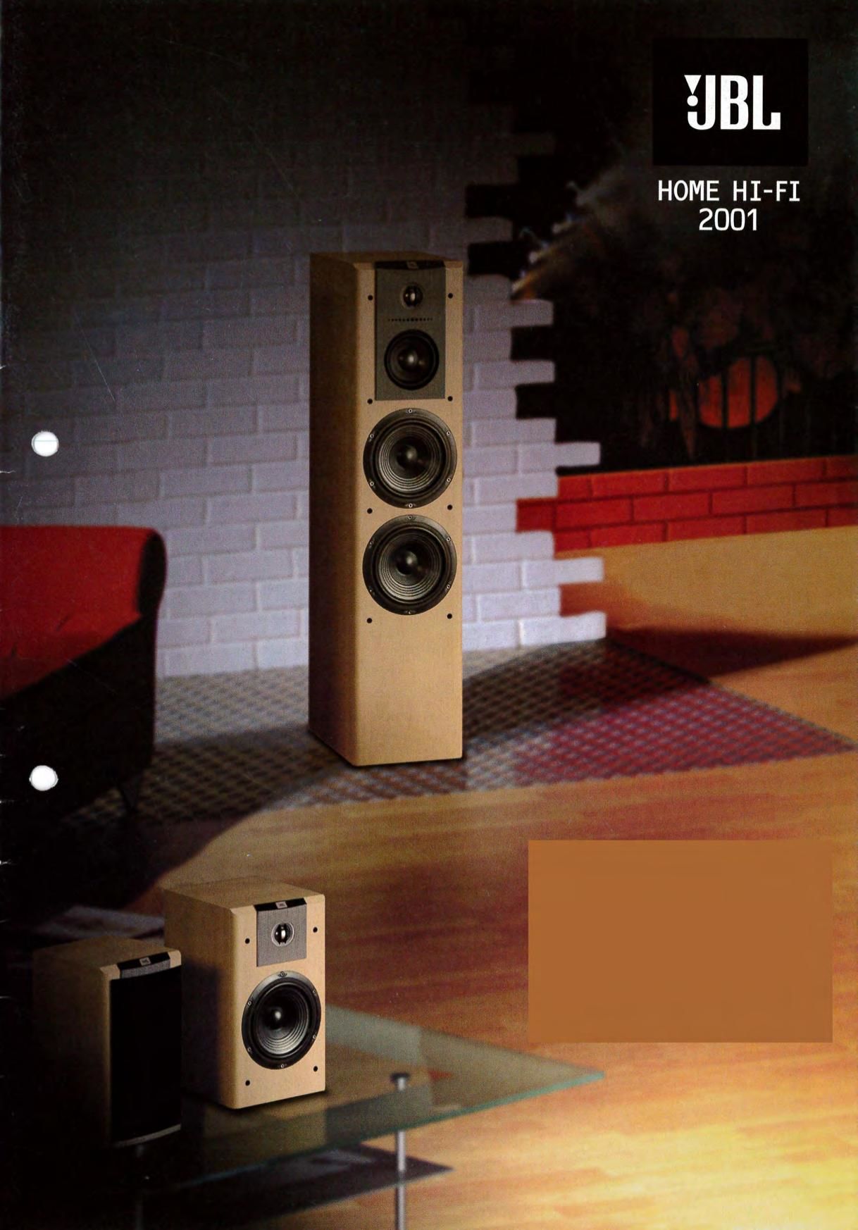 Jbl Home Hifi 2001 Catalog