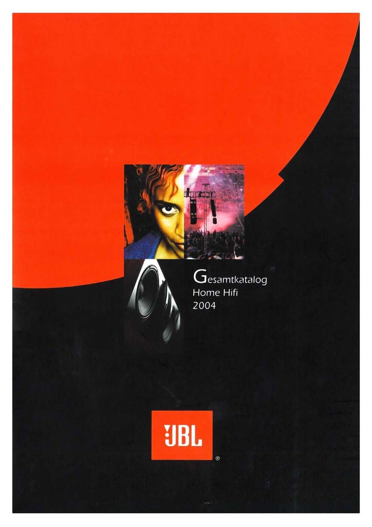 Jbl Home Hifi 2004 Catalog