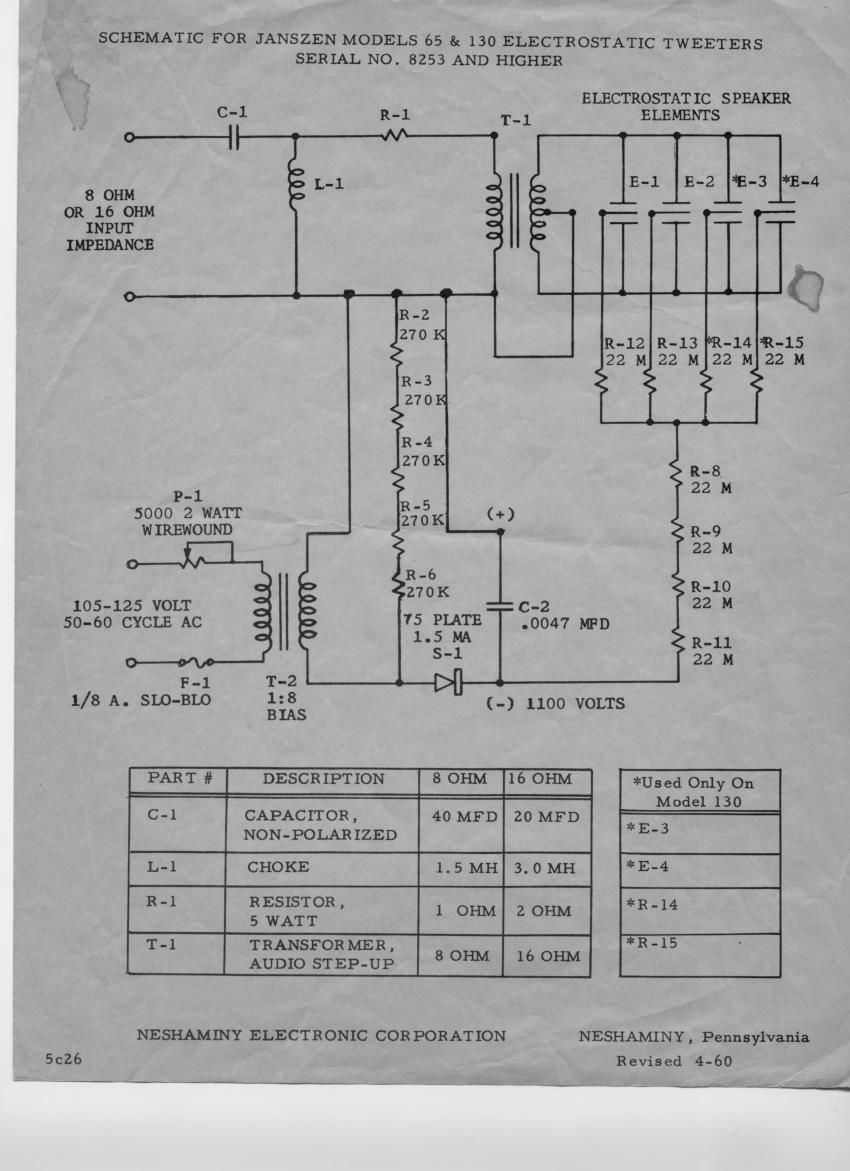 janszen 1 30 schematic