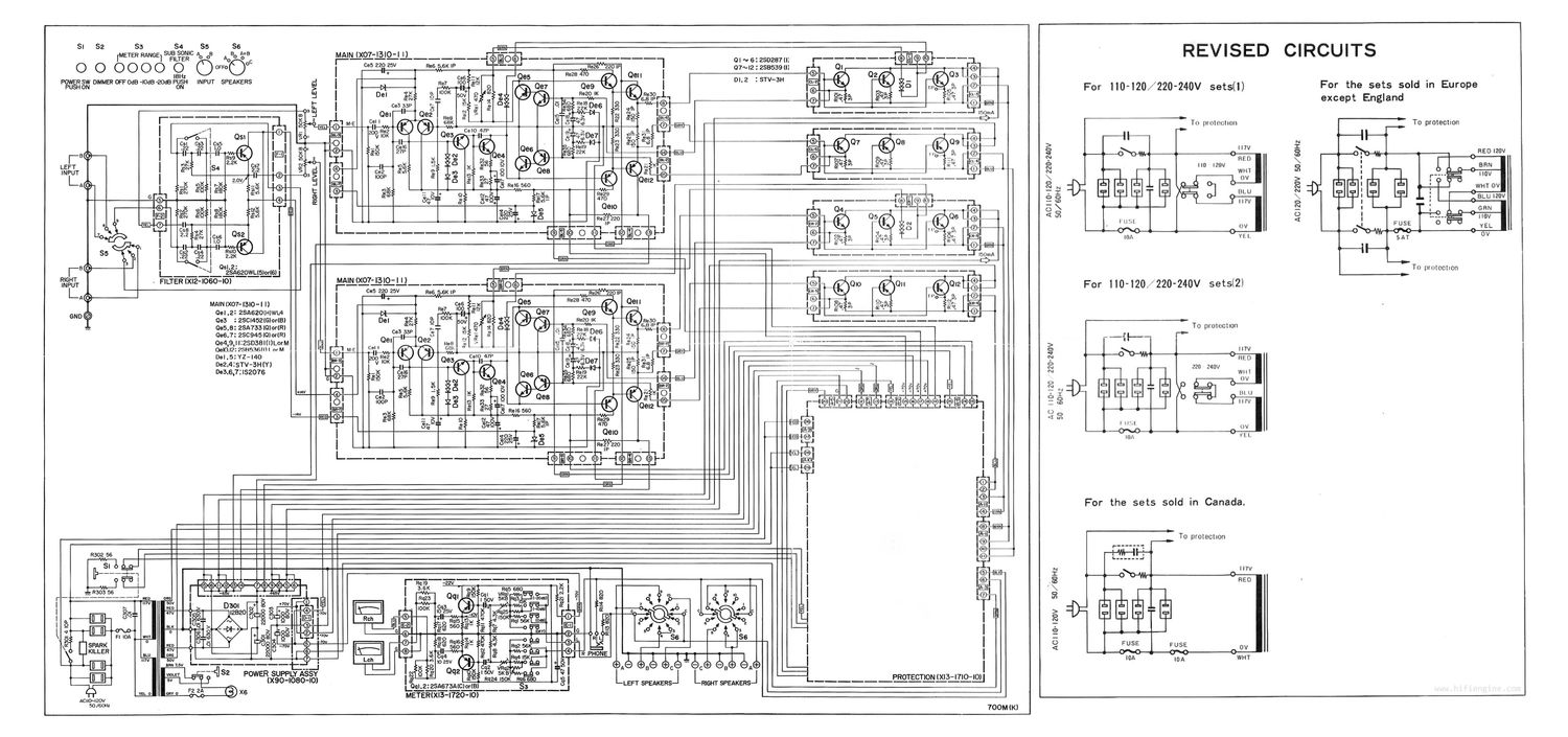 Kenwood 700 M Schematic