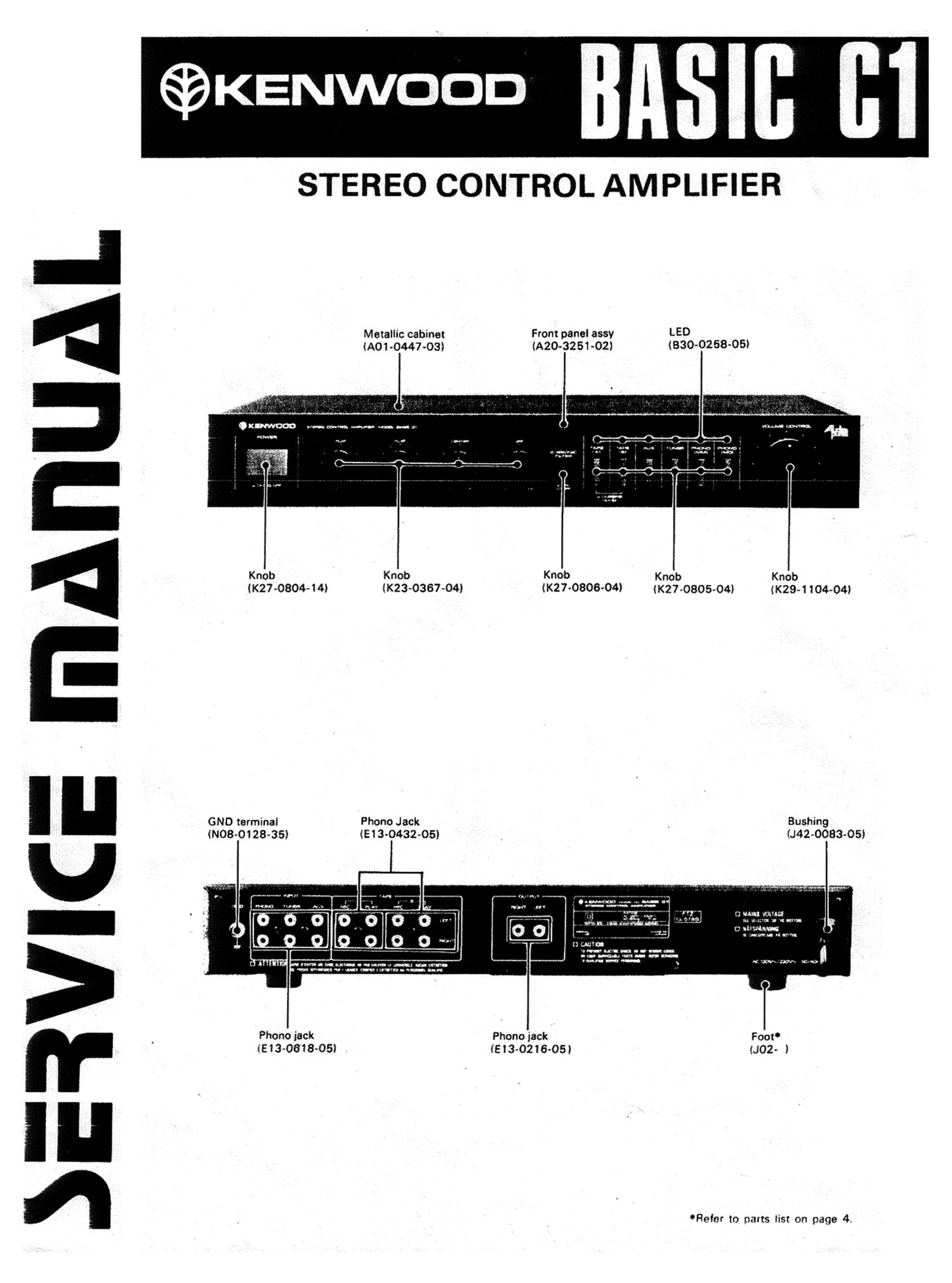 Kenwood Basic C 1 Service Manual