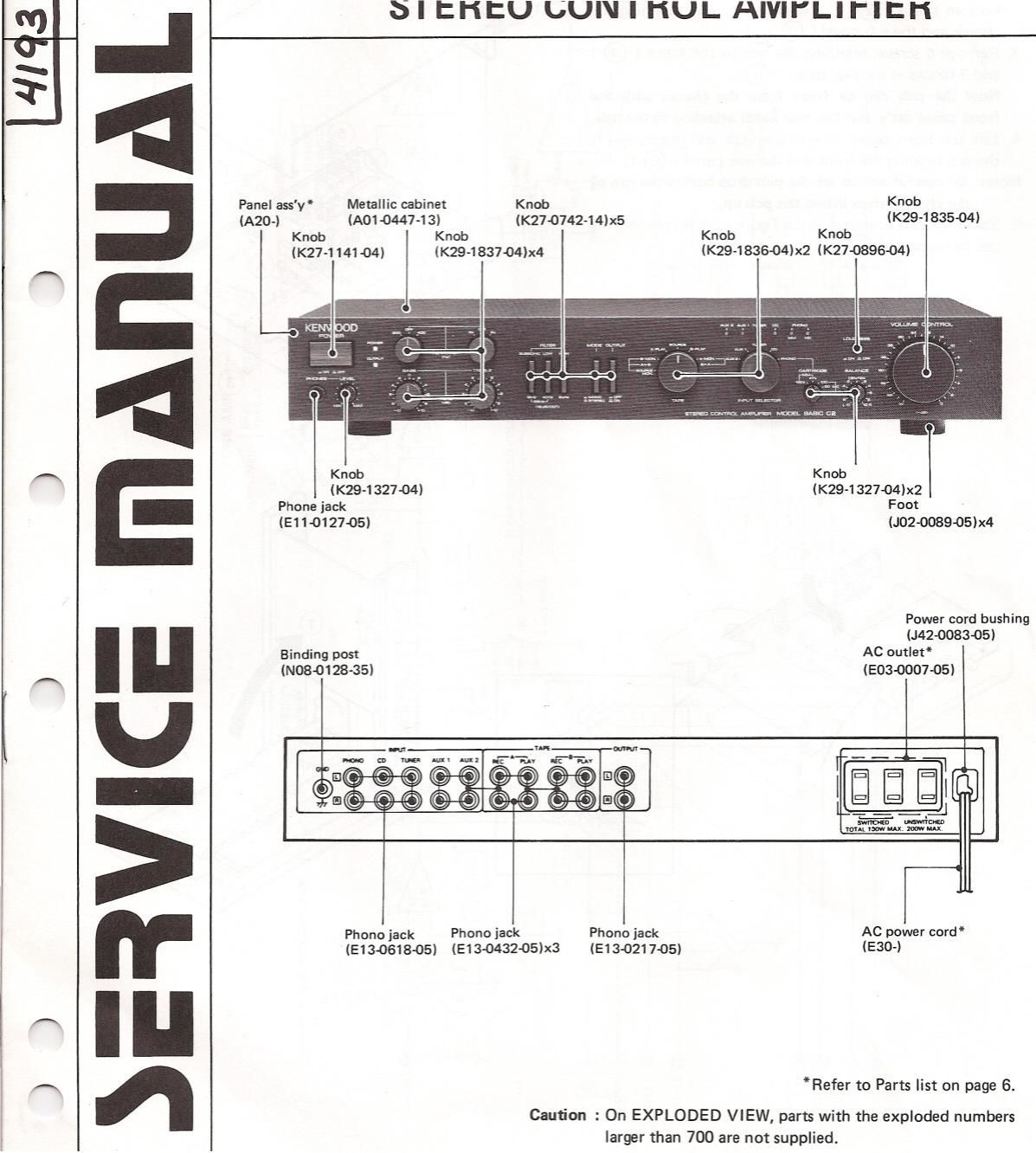 Kenwood C2 Service Manual