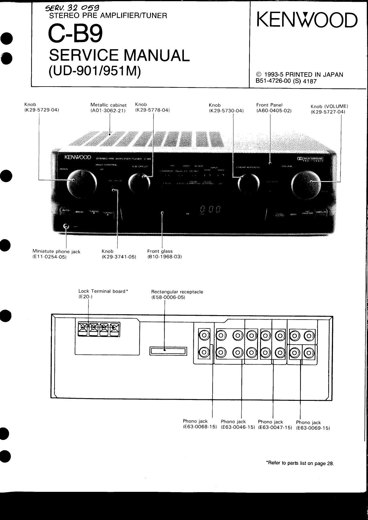 Kenwood CB 9 Service Manual