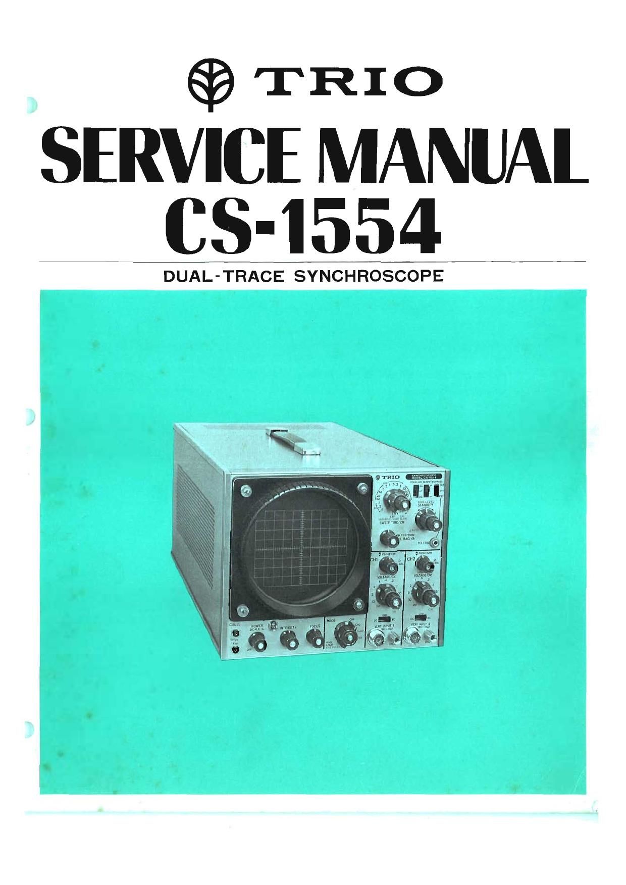 Kenwood CS 1554 HU Service Manual