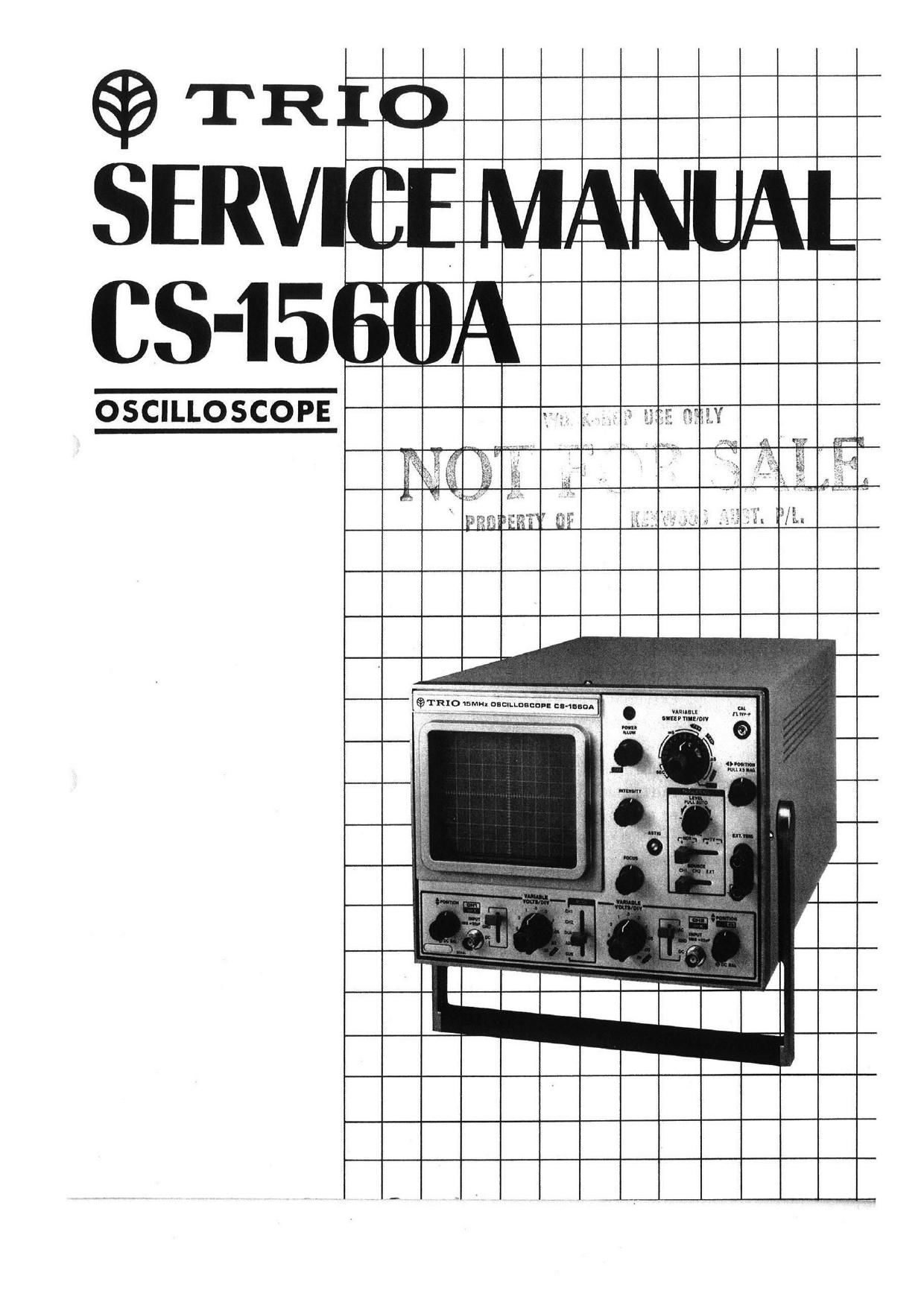 Kenwood CS 1560 A HU Service Manual
