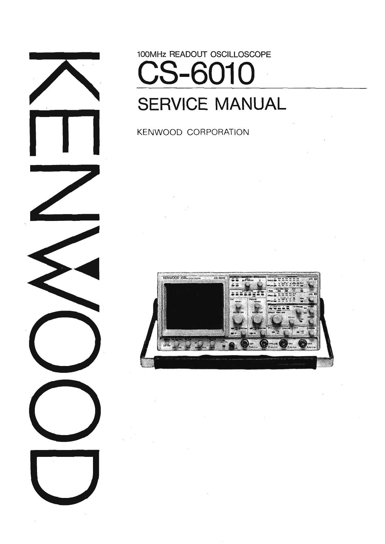 Kenwood CS 6010 HU Service Manual