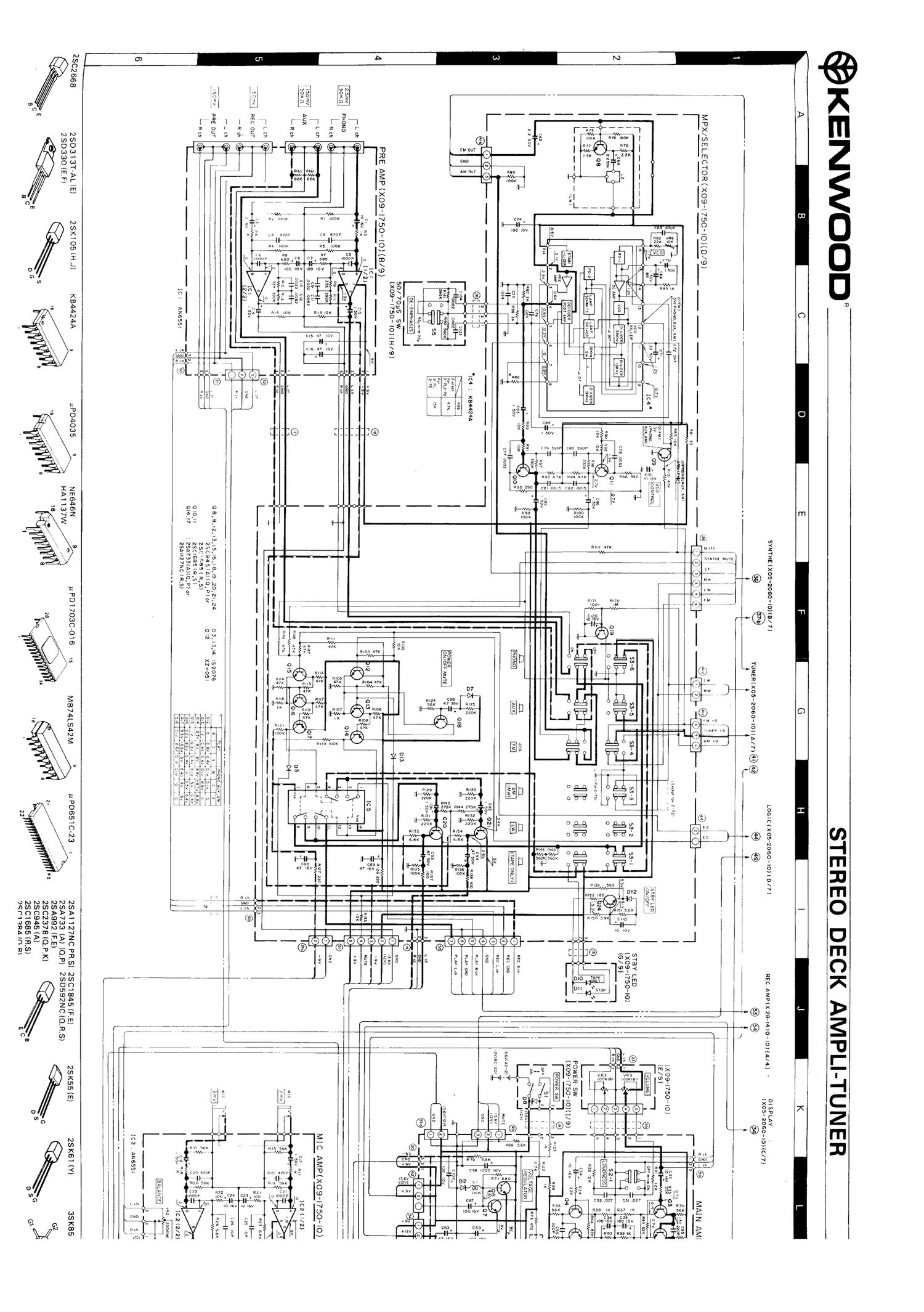 Kenwood DC 20 X Schematic