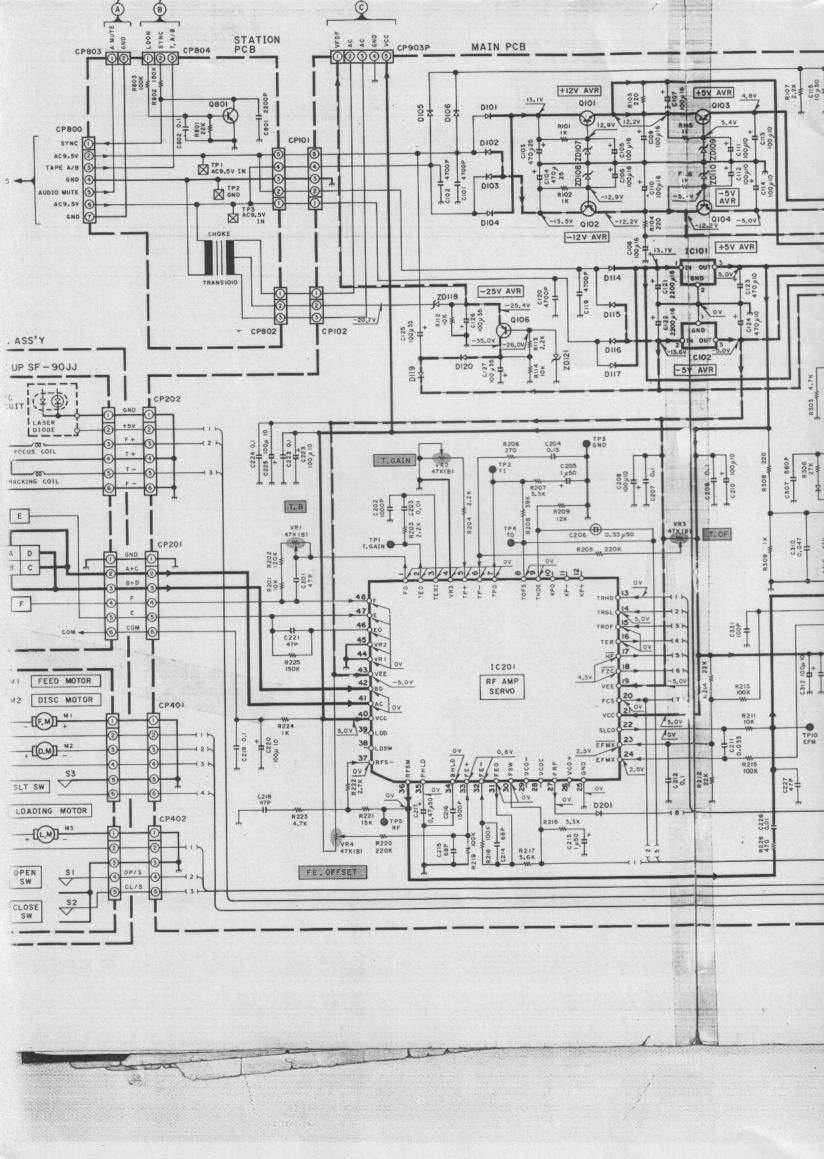 Kenwood DP 235 Schematic