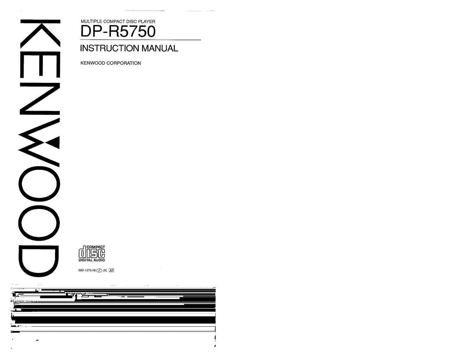Kenwood DPR 5750 Owners Manual