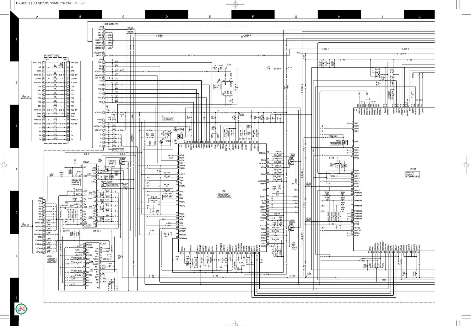 Kenwood DV 4070 Service Manual