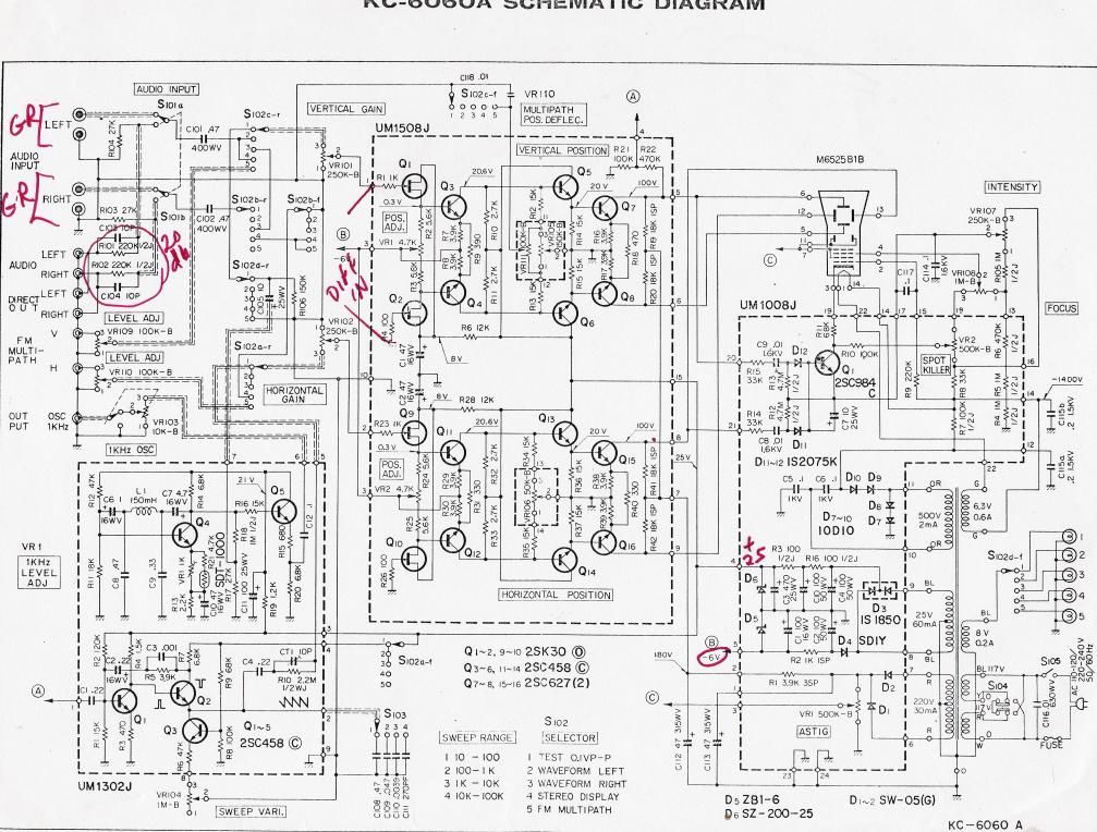 Kenwood KC 6060 A Schematic