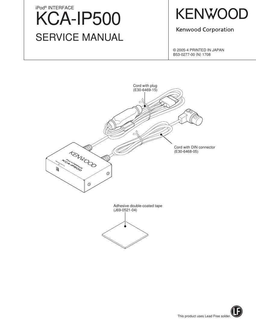 Kenwood KCAIP 500 Service Manual