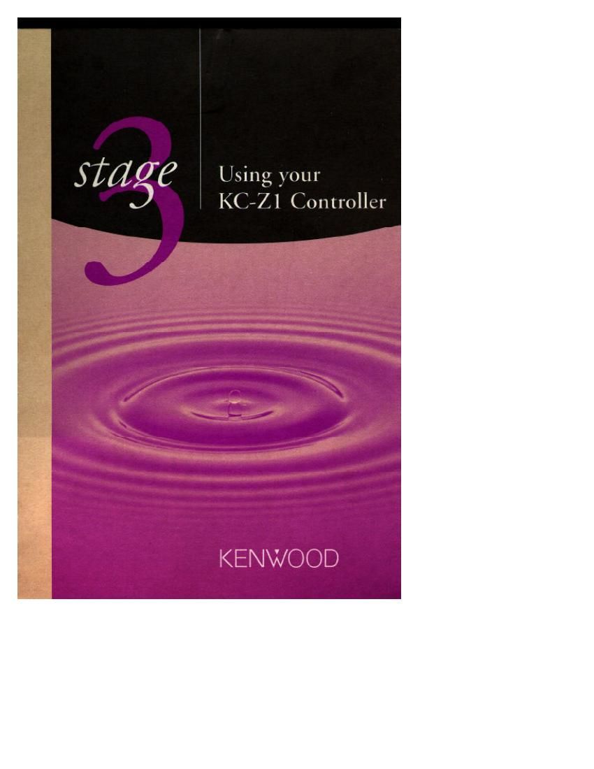 Kenwood KCZ 1 Owners Manual