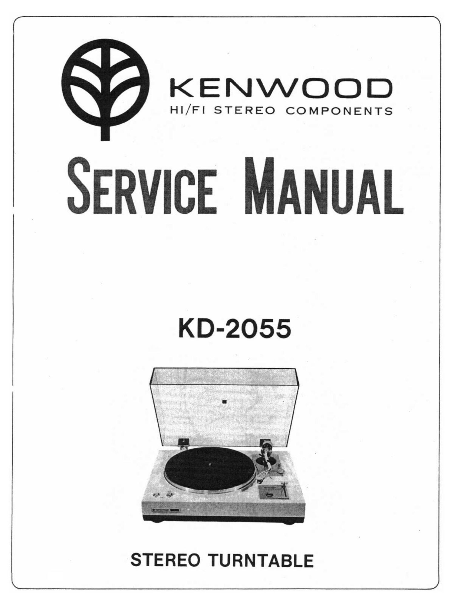 Kenwood KD 2055 Service Manual