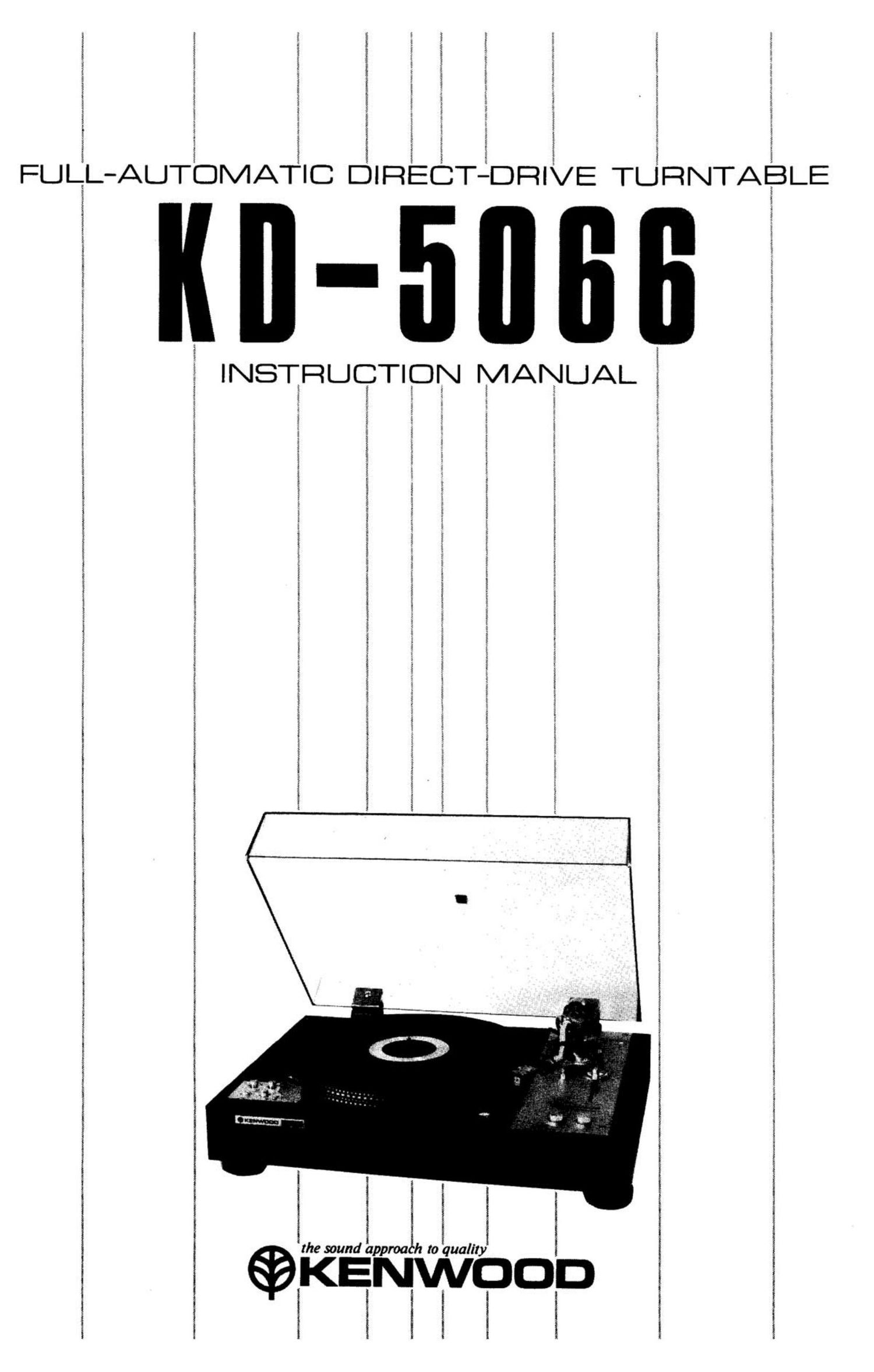Kenwood KD 5066 Owners Manual