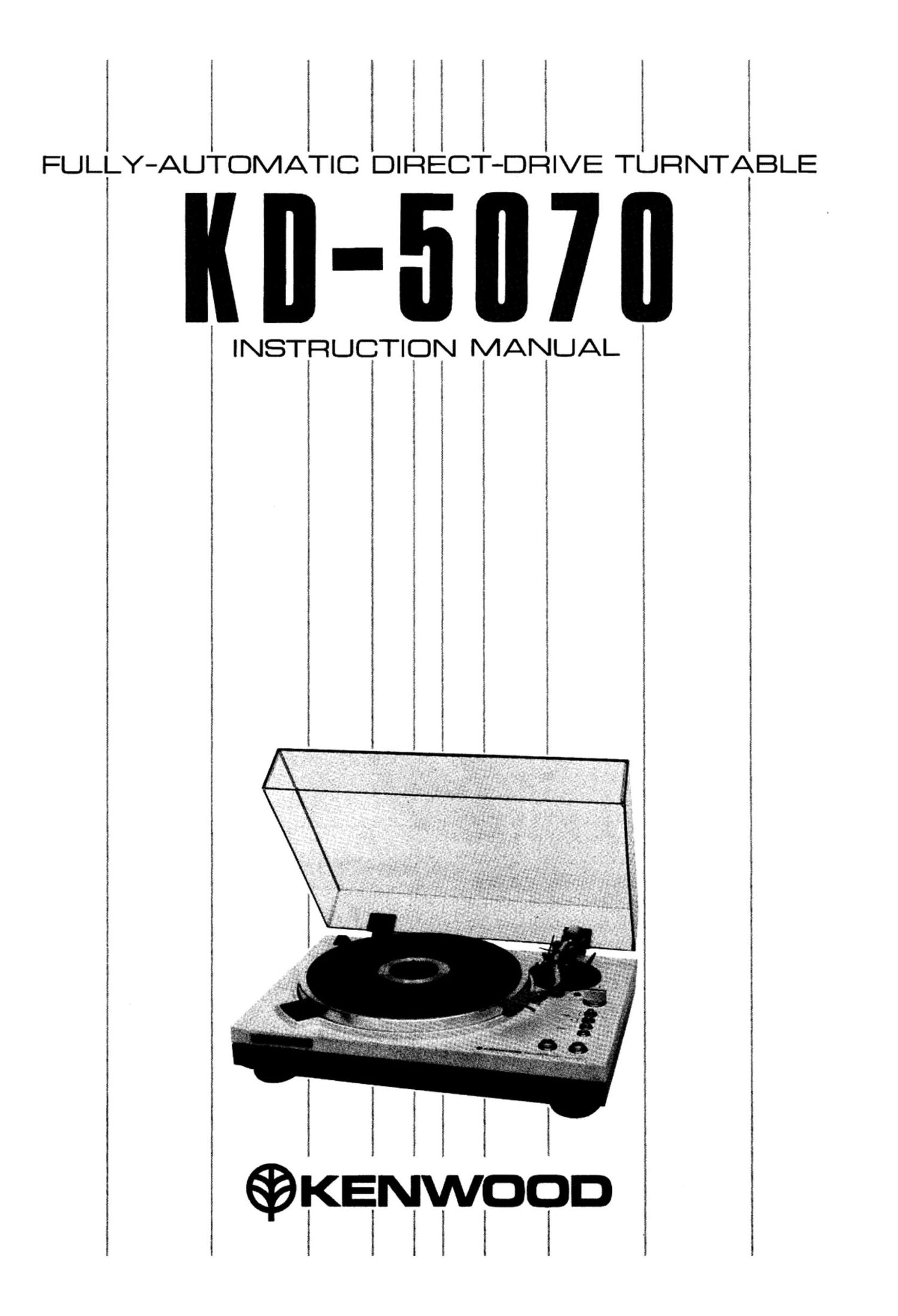 Kenwood KD 5070 Owners Manual