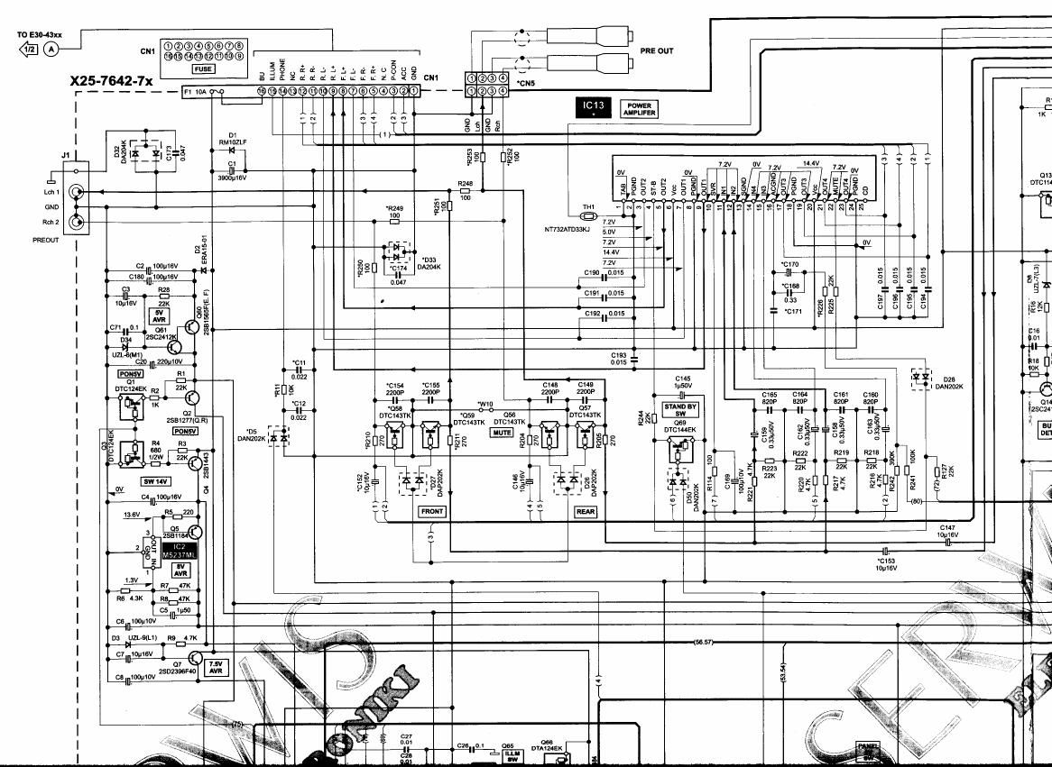 Kenwood KDC 7040 R Schematic