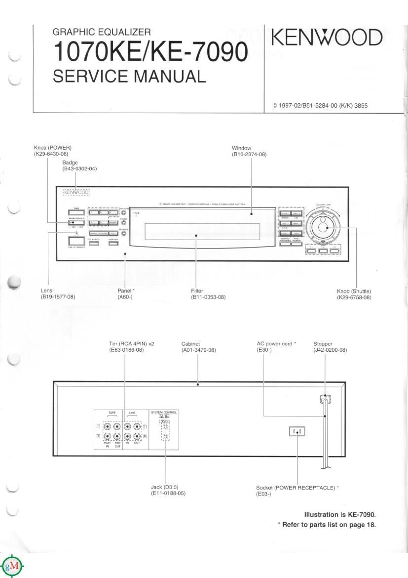 Kenwood KE 7090 Service Manual