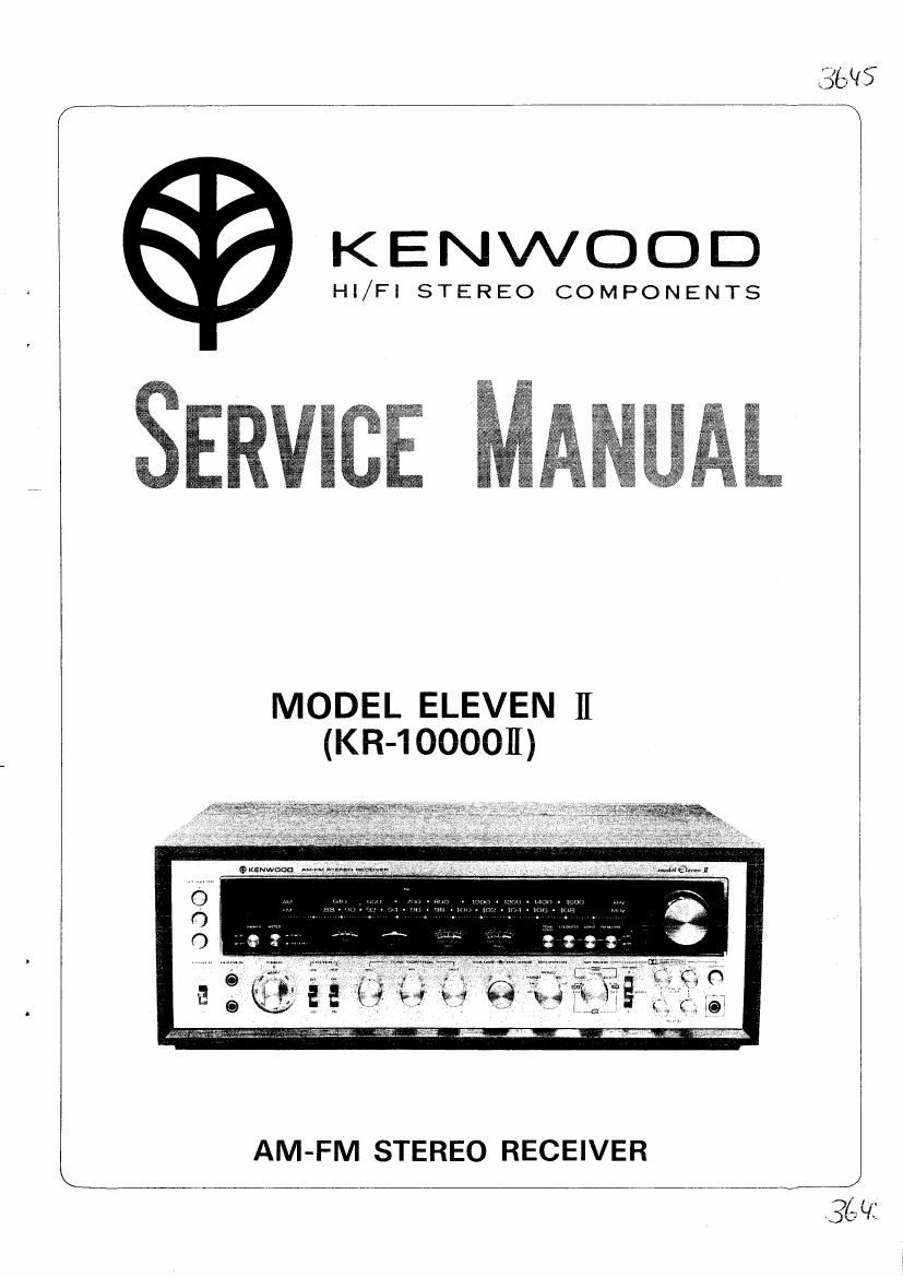 Kenwood KR 10000 Mk2 Service Manual
