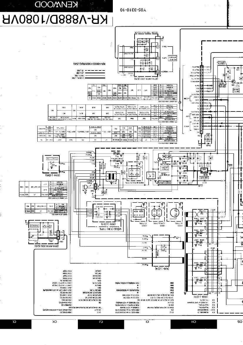 Kenwood KR 1080 Schematic