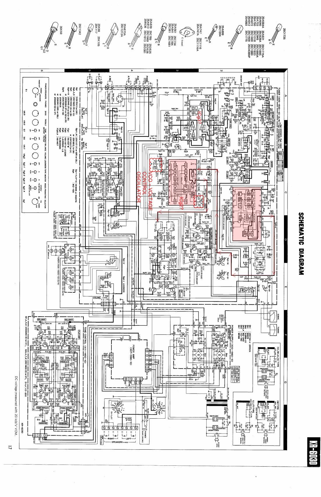 Kenwood KR 6030 Schematic