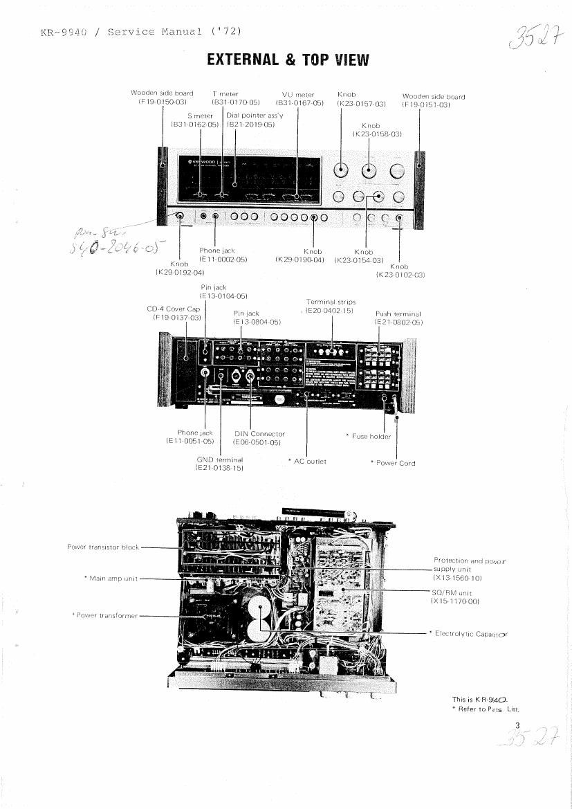 Kenwood KR 9940 Service Manual