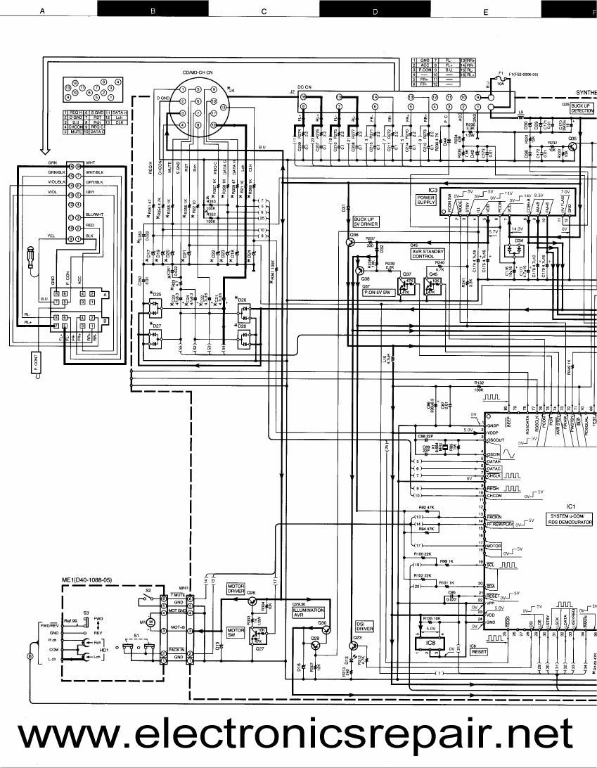 Kenwood KRC 10 Schematic