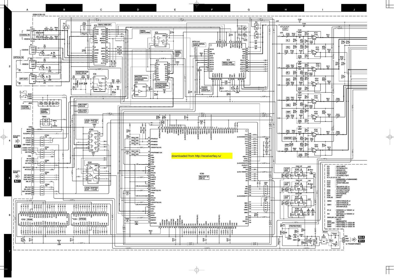 Kenwood KRFV 7070 D Schematic