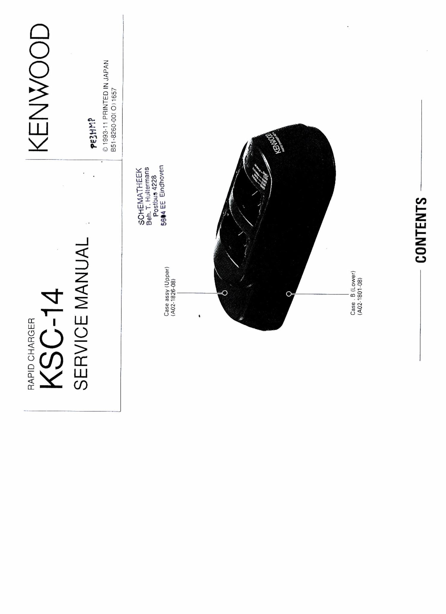 Kenwood KSC 14 Service Manual