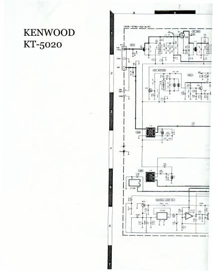 Kenwood KT 5020 Schematic