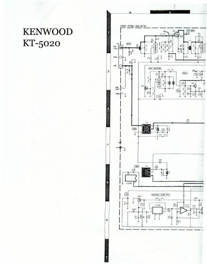 Kenwood KT 5020 Schematic