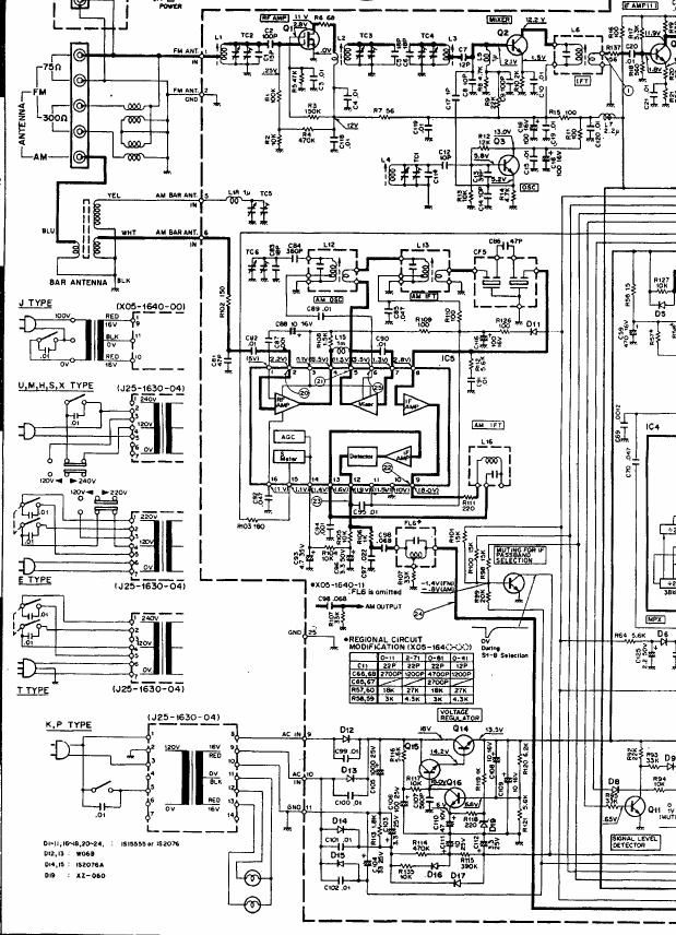 Kenwood KT 615 Schematic