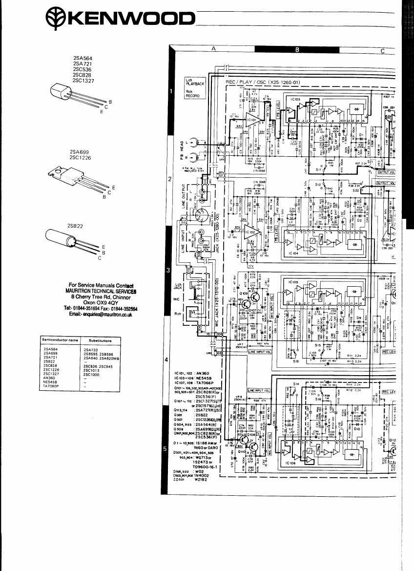 Kenwood KX 1003 Service Manual