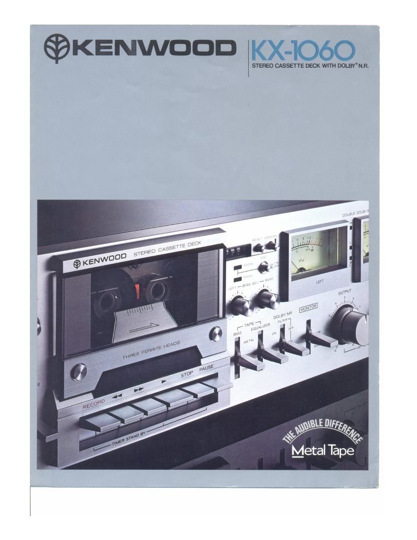 Kenwood KX 1060 Brochure