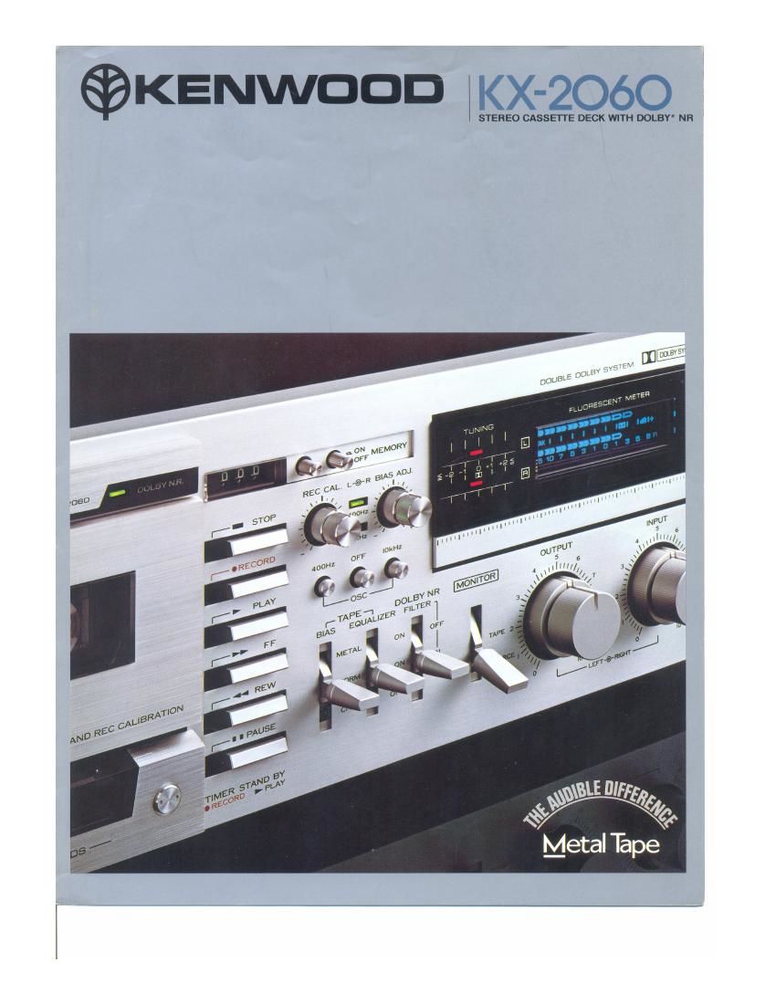 Kenwood KX 2060 Brochure