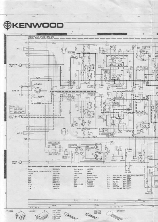 Kenwood KX 600 Schematic