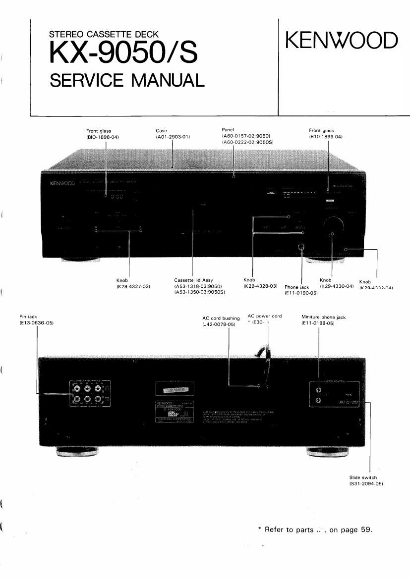 Kenwood KX 9050 S Service Manual