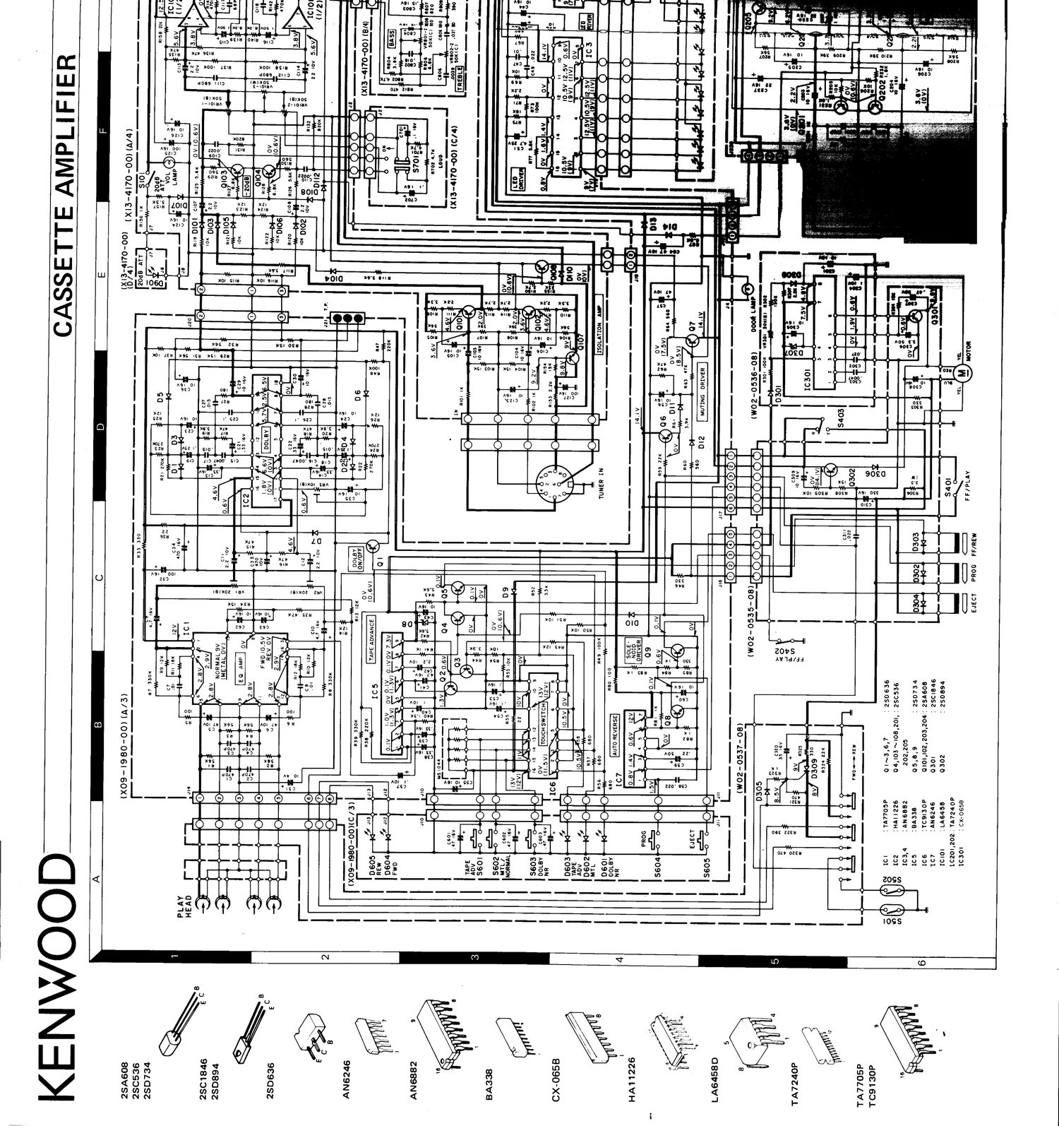 Kenwood KZC 6700 Schematic