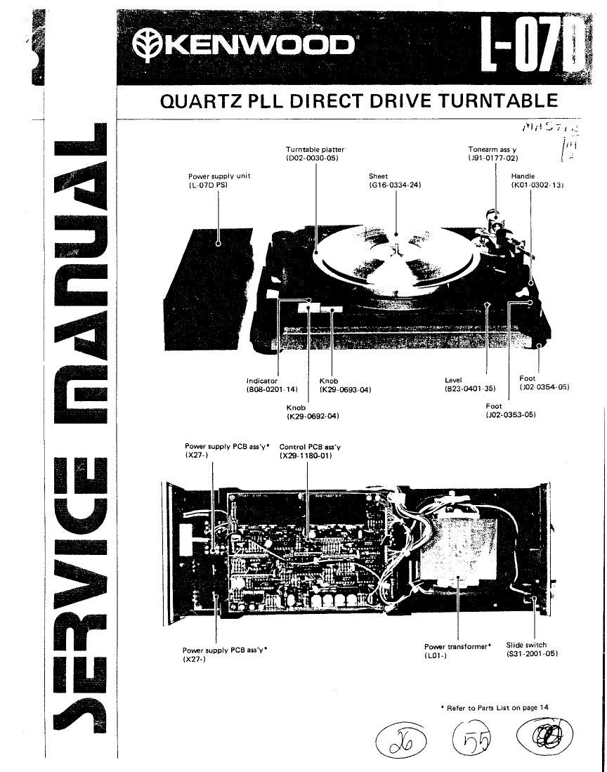 Kenwood L 07 D Service Manual 2