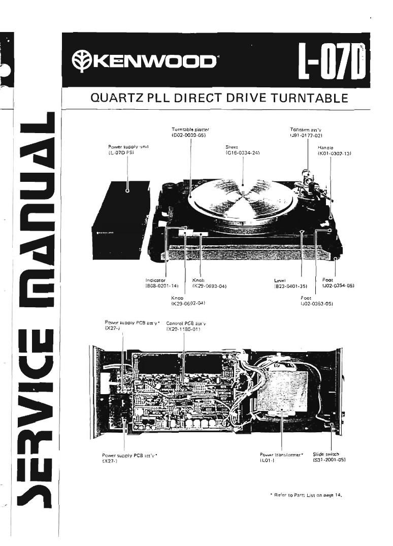 Kenwood L 07 D Service Manual 3