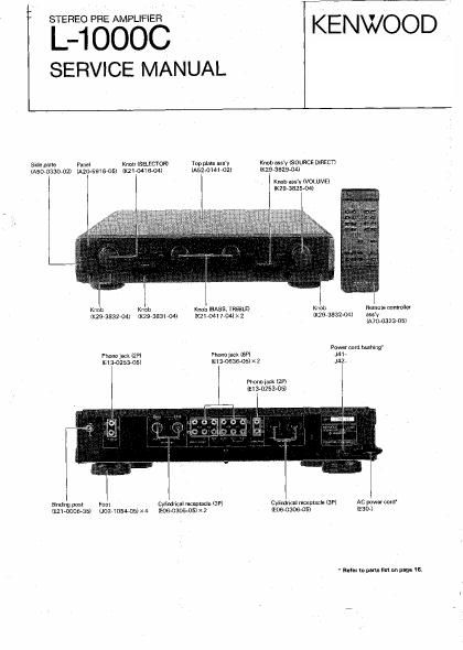 Kenwood L 1000 C Service Manual