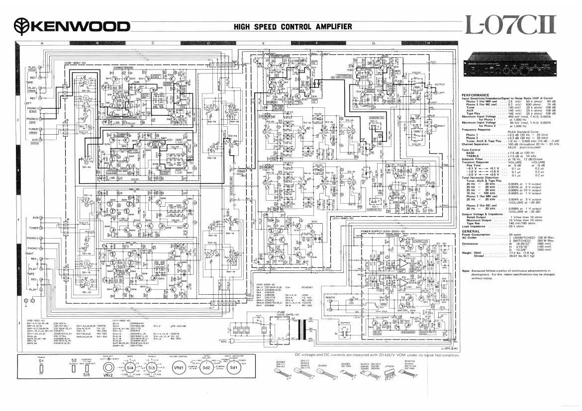 Kenwood L O7 C Mk2 Schematic