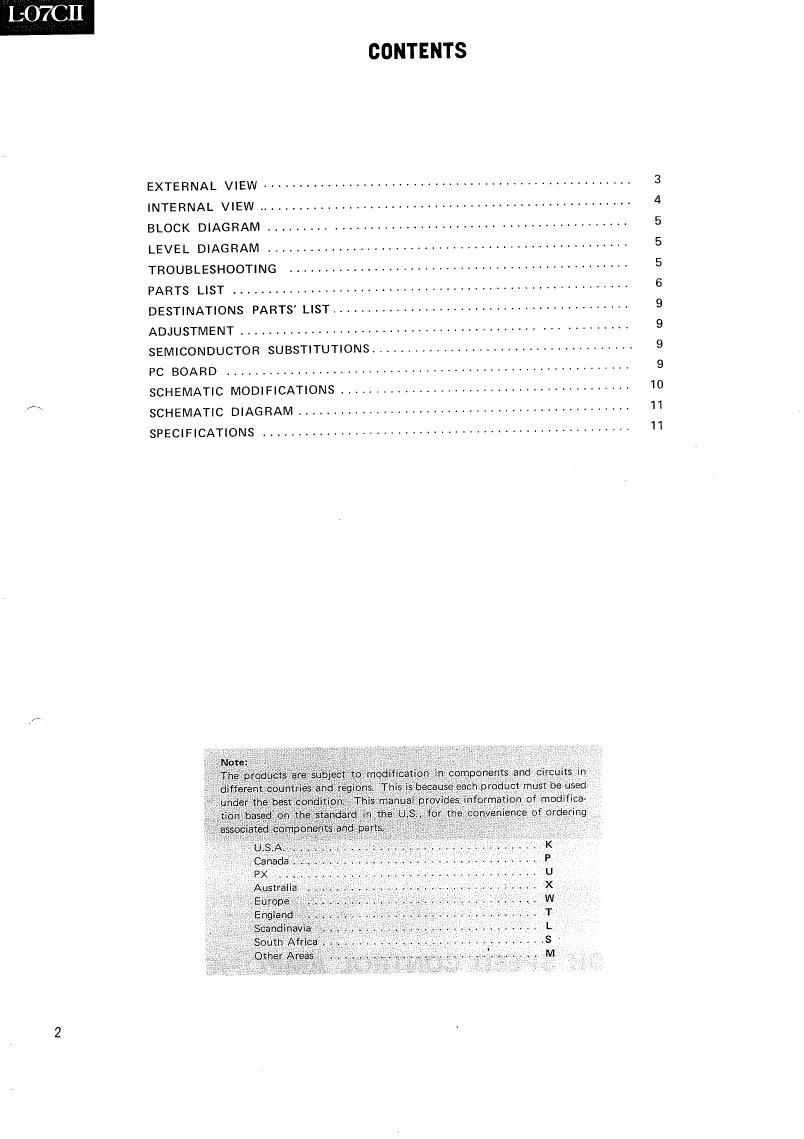 Kenwood L O7 C Mk2 Service Manual