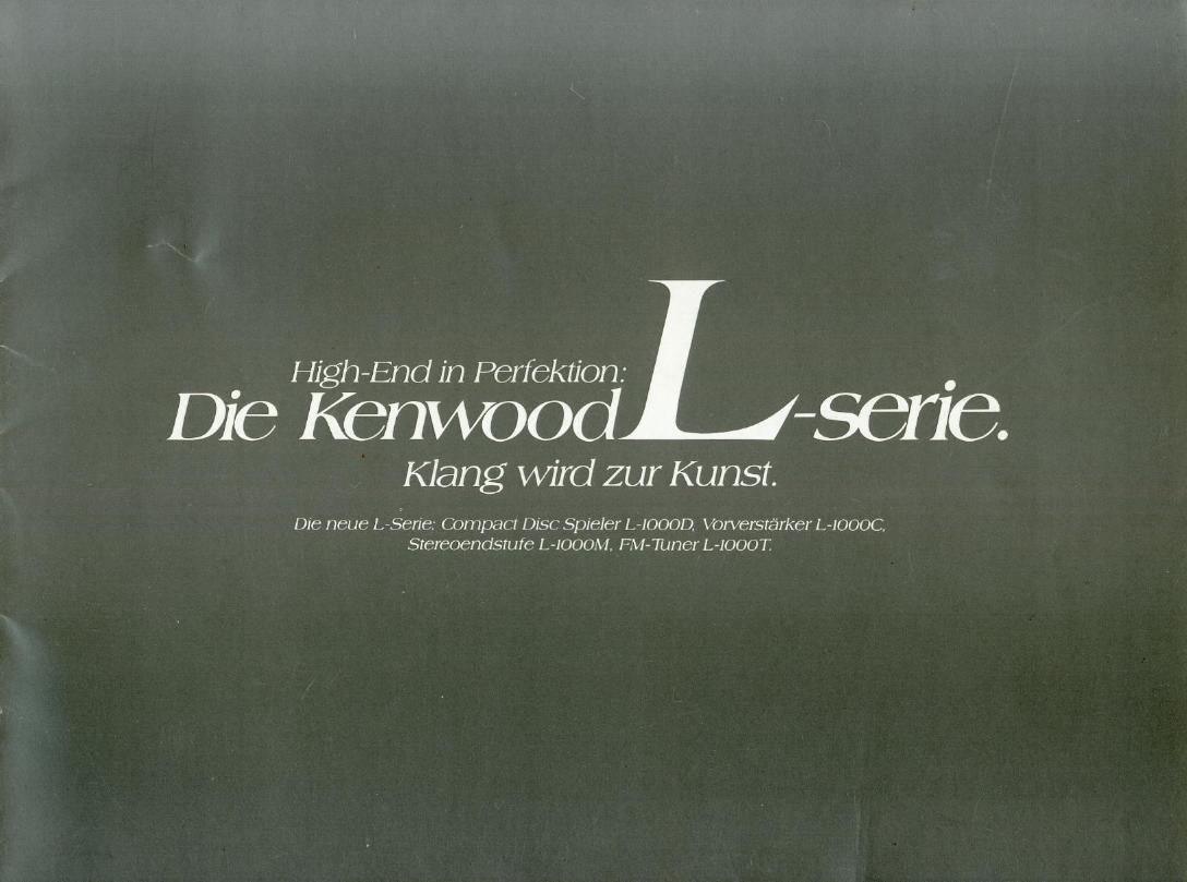 Kenwood L Serie Brochure